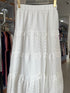 Spring Lace Patchwork Ruffle Long Skirts